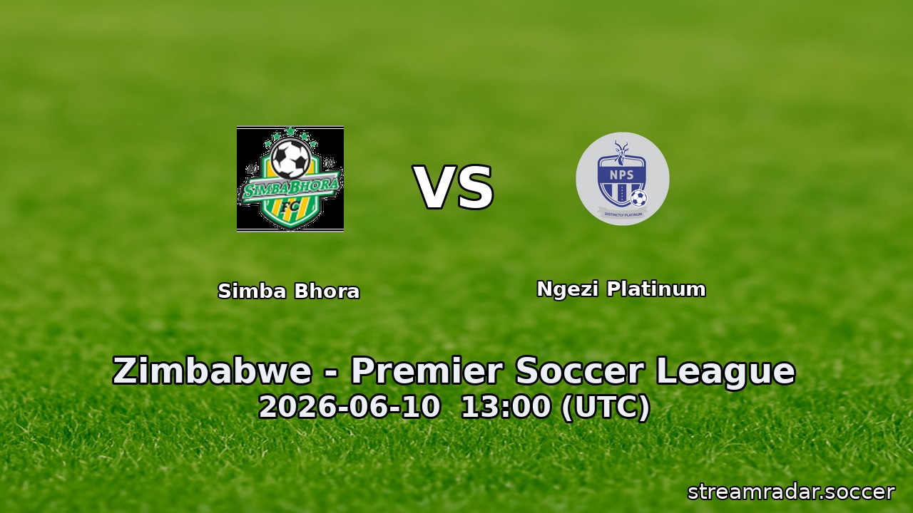 Simba Bhora vs Ngezi Platinum