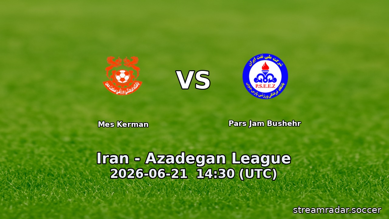 Mes Kerman vs Pars Jam Bushehr