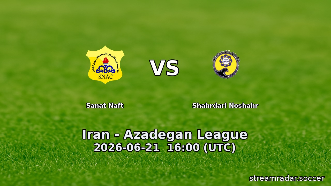 Sanat Naft vs Shahrdari Noshahr