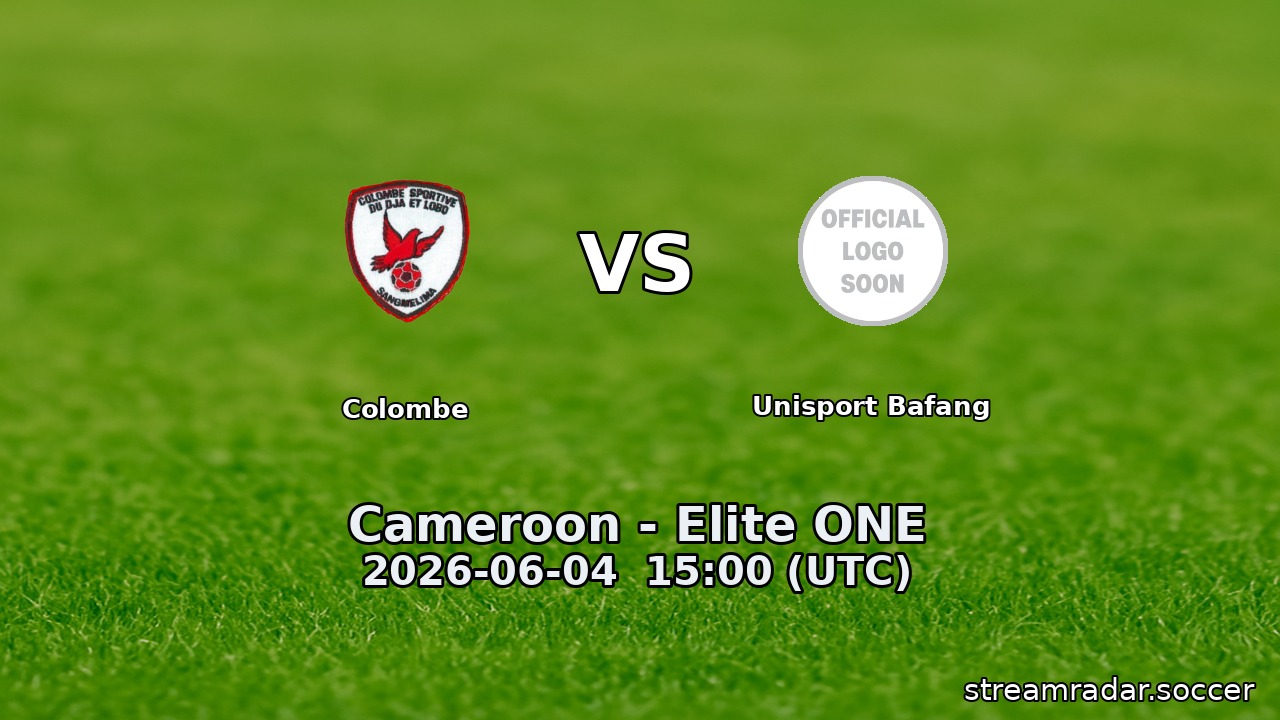 Colombe vs Unisport Bafang