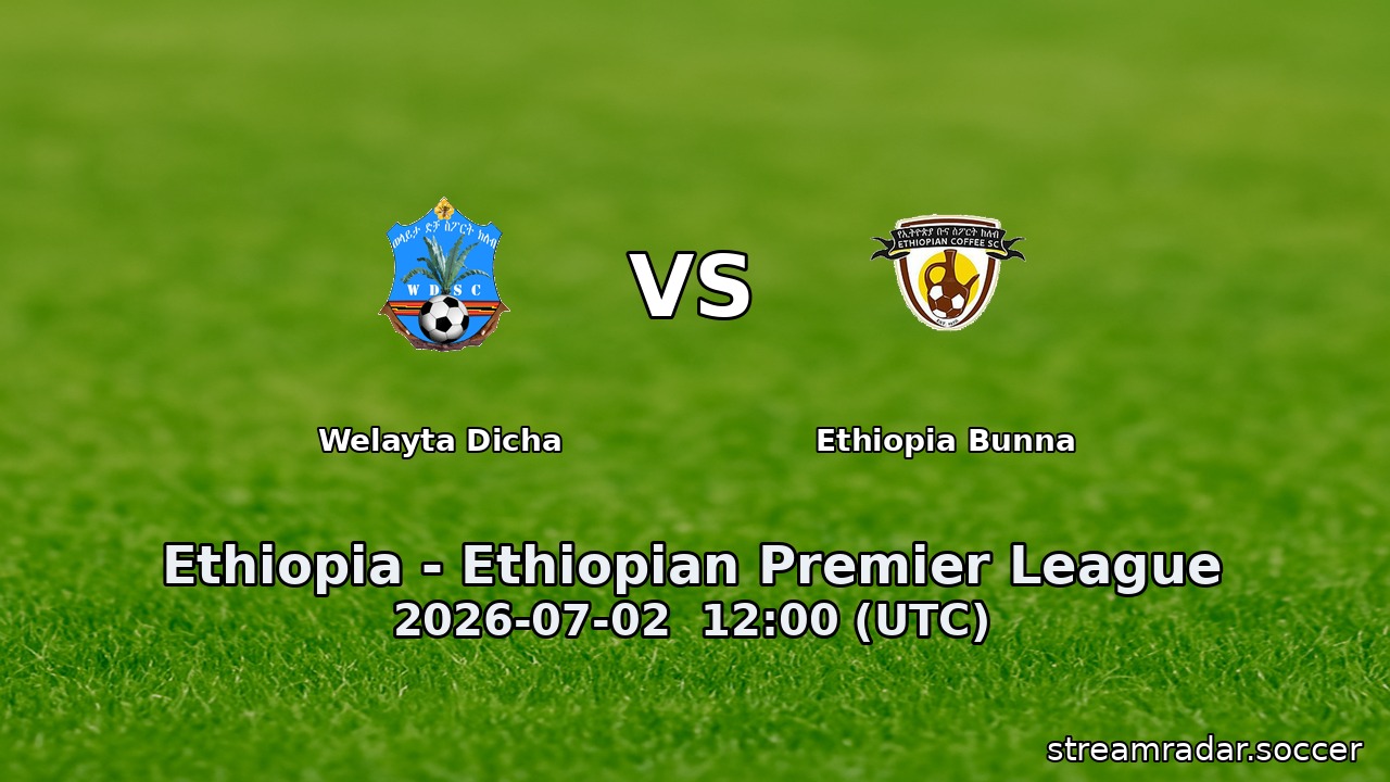 Welayta Dicha vs Ethiopia Bunna