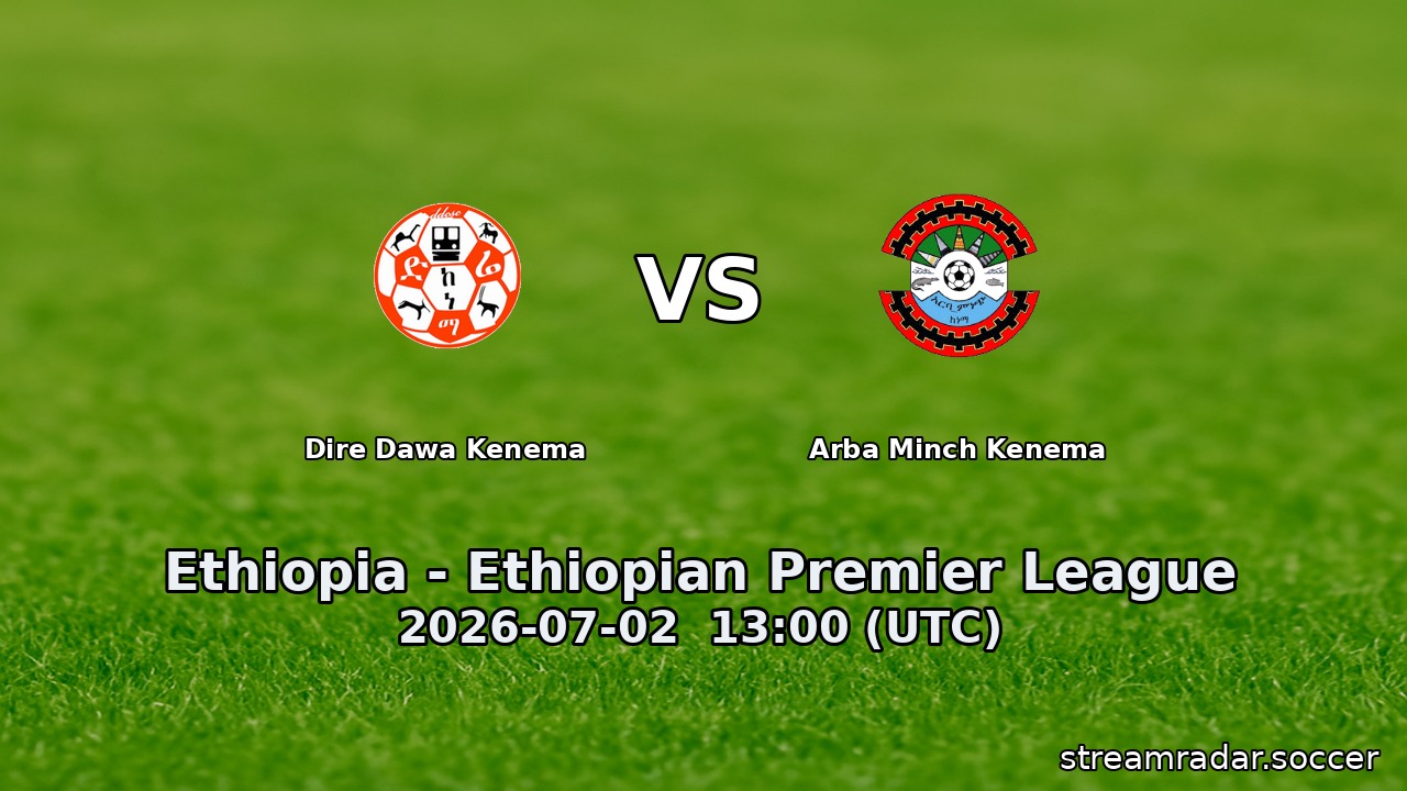 Dire Dawa Kenema vs Arba Minch Kenema