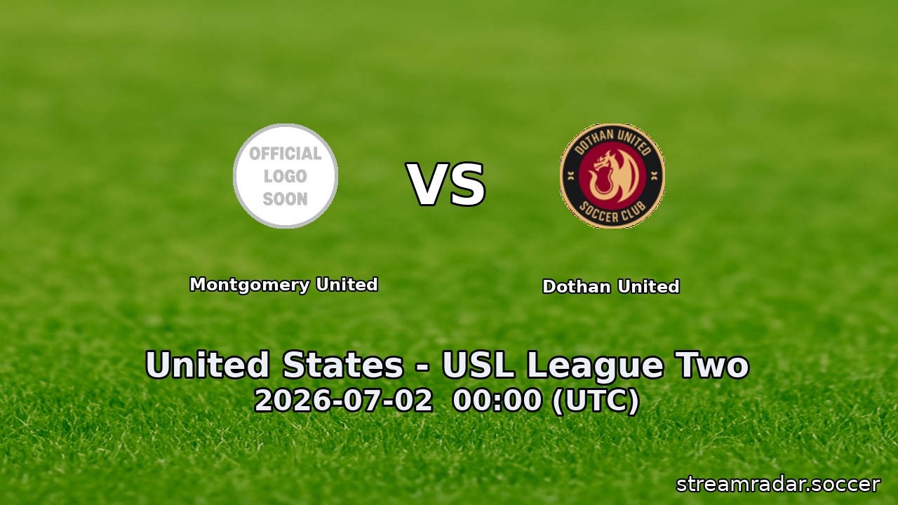 Montgomery United vs Dothan United