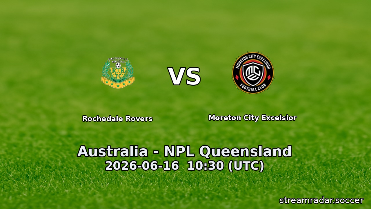 Rochedale Rovers vs Moreton City Excelsior