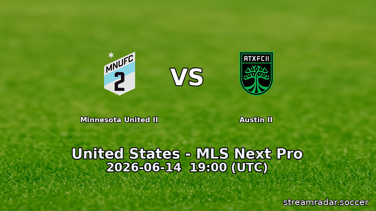 Minnesota United II vs Austin II