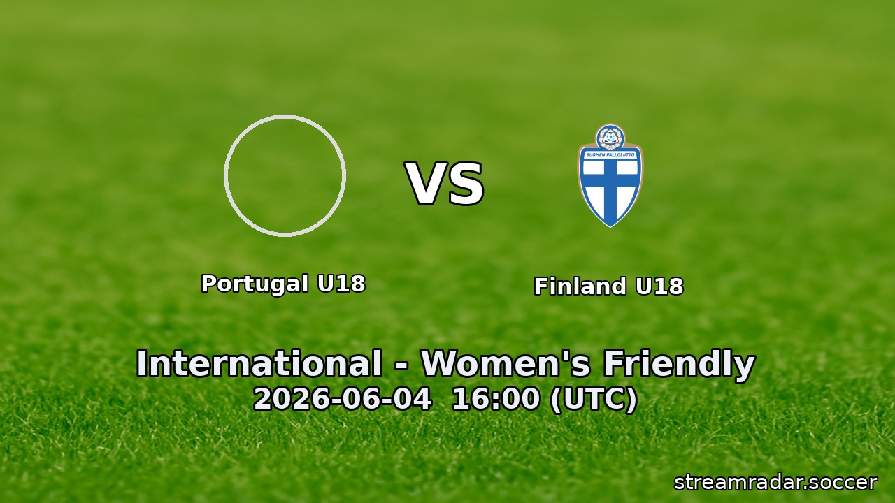 Portugal U18 vs Finland U18