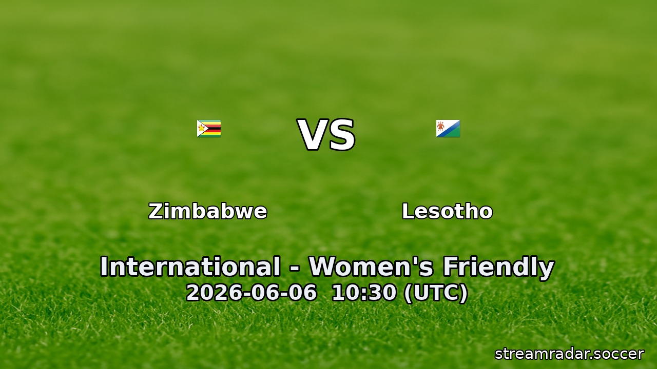 Zimbabwe vs Lesotho