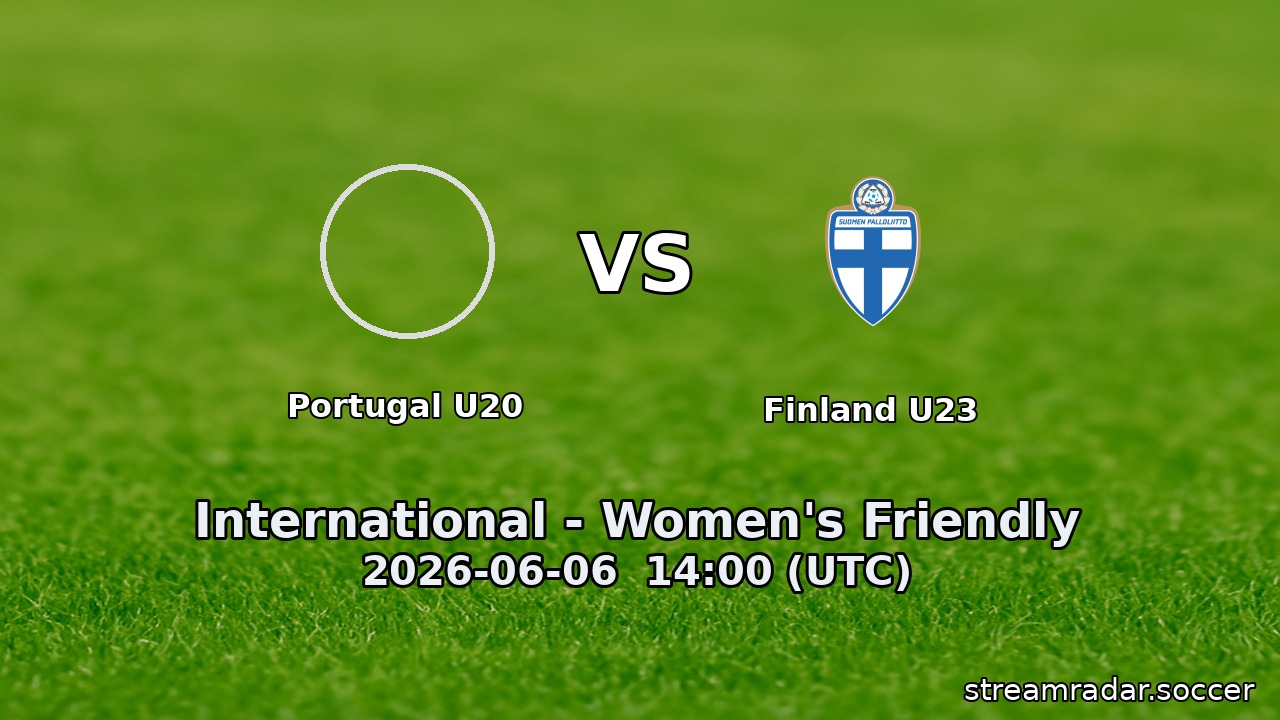 Portugal U20 vs Finland U23