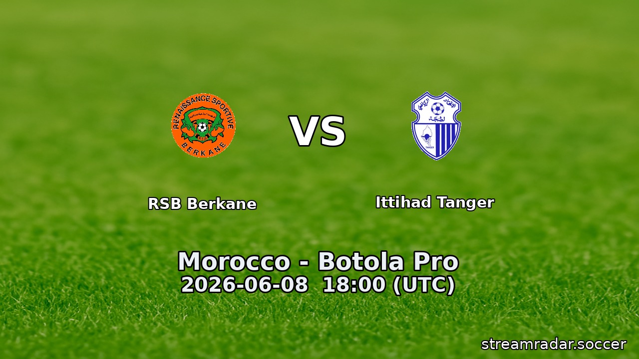 RSB Berkane vs Ittihad Tanger