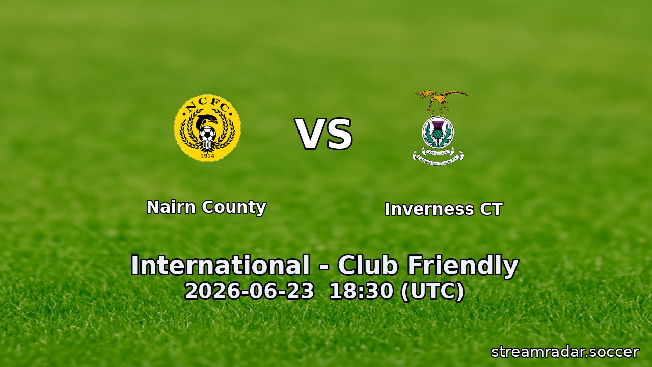 Nairn County vs Inverness CT