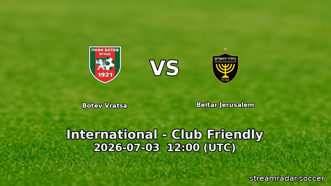 Botev Vratsa vs Beitar Jerusalem