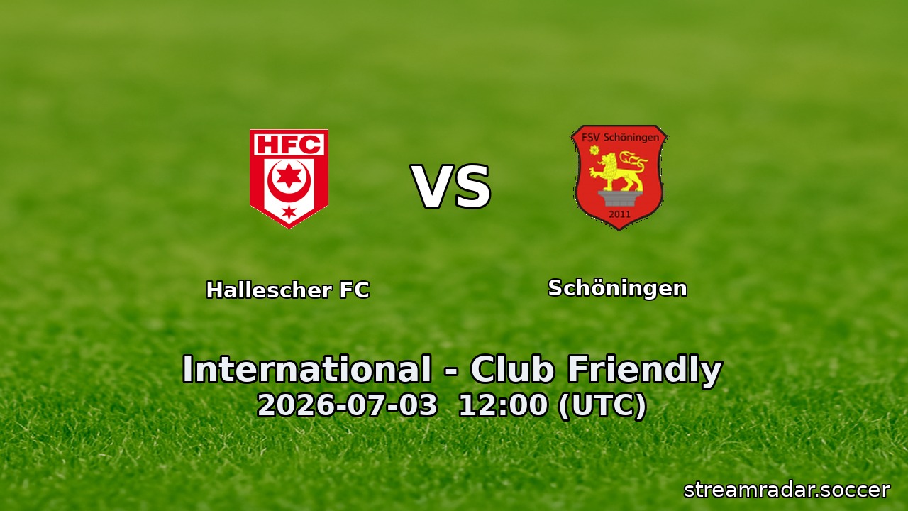 Hallescher FC vs Schöningen