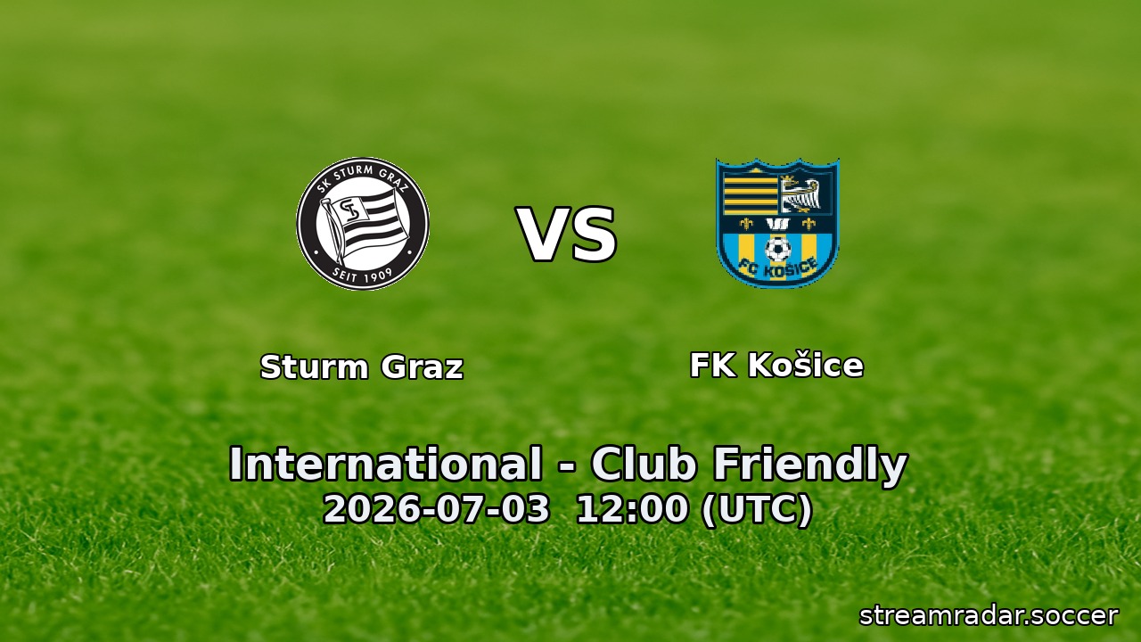Sturm Graz vs FK Košice