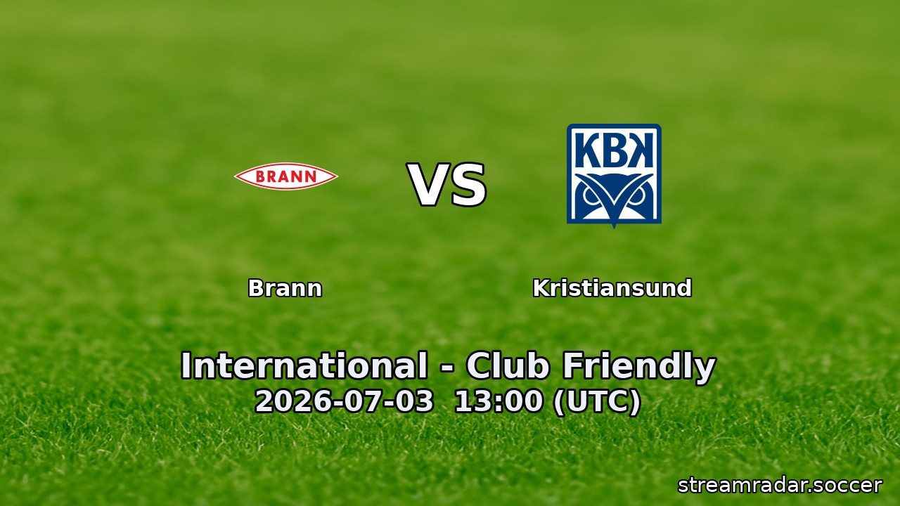 Brann vs Kristiansund