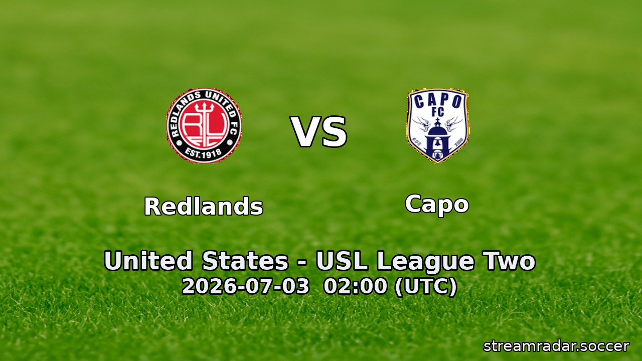 Redlands vs Capo