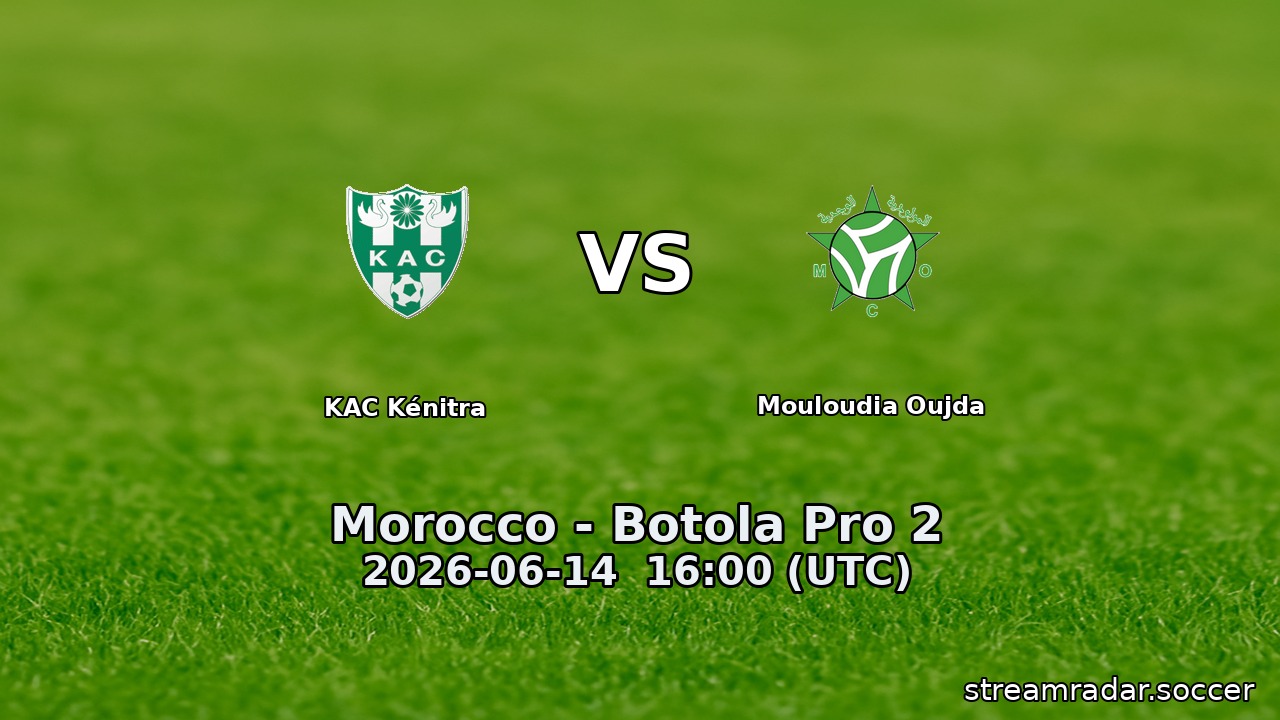 KAC Kénitra vs Mouloudia Oujda