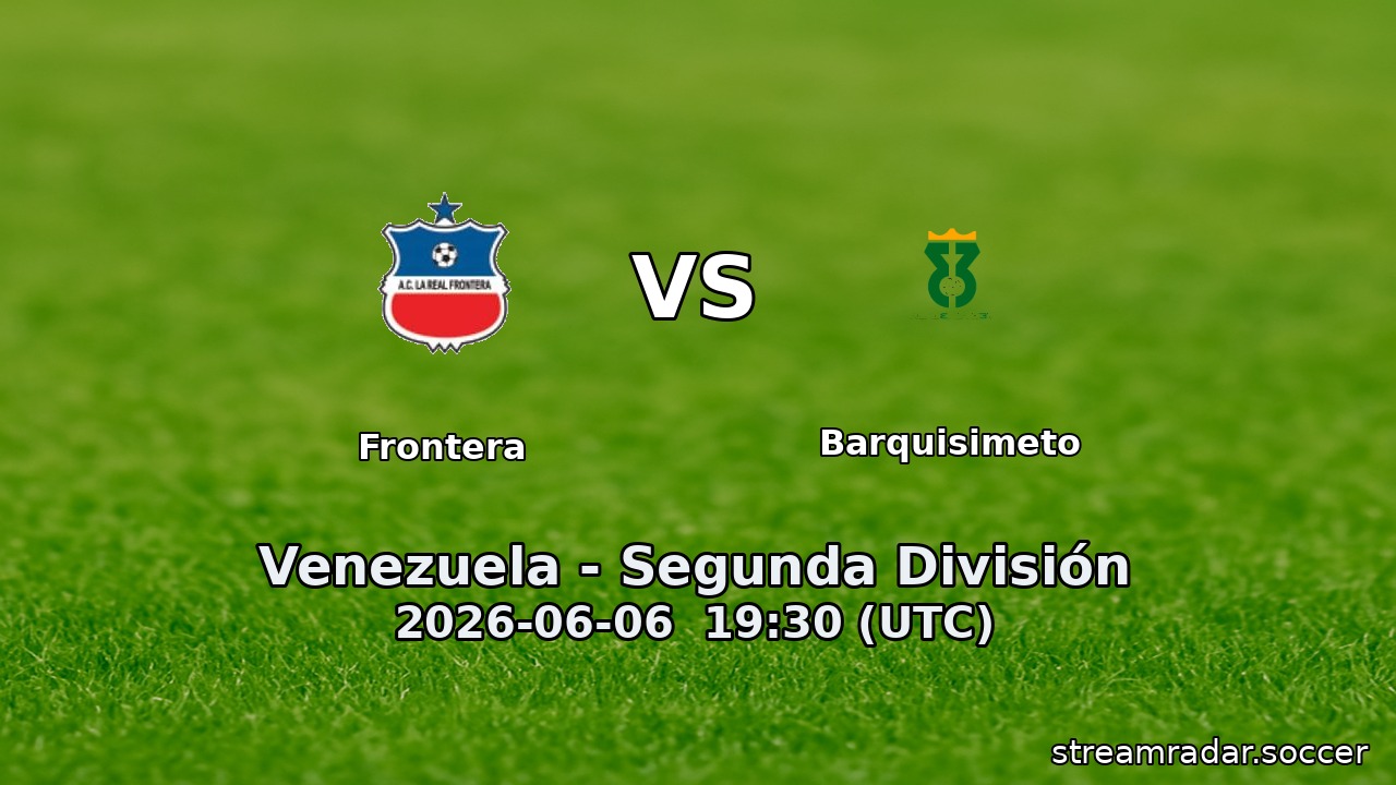 Frontera vs Barquisimeto