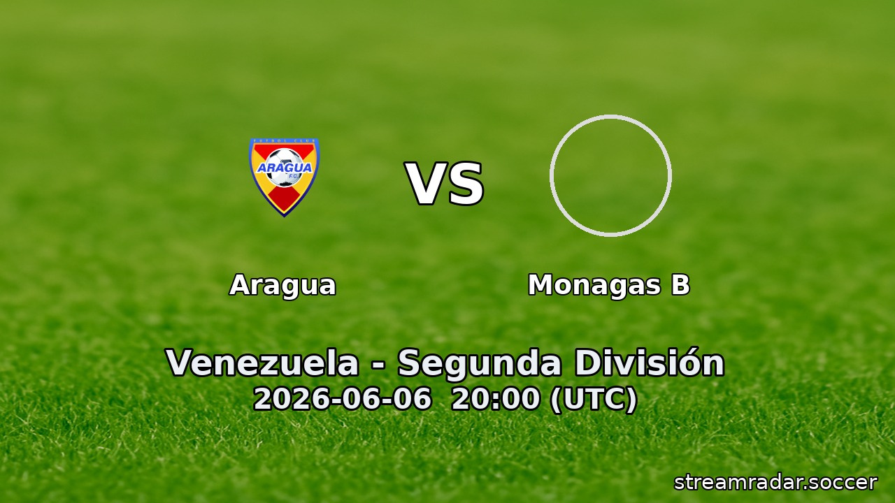 Aragua vs Monagas B