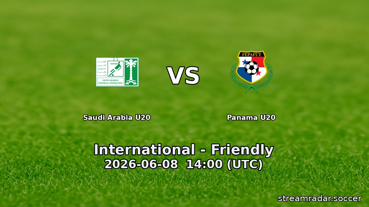 Saudi Arabia U20 vs Panama U20