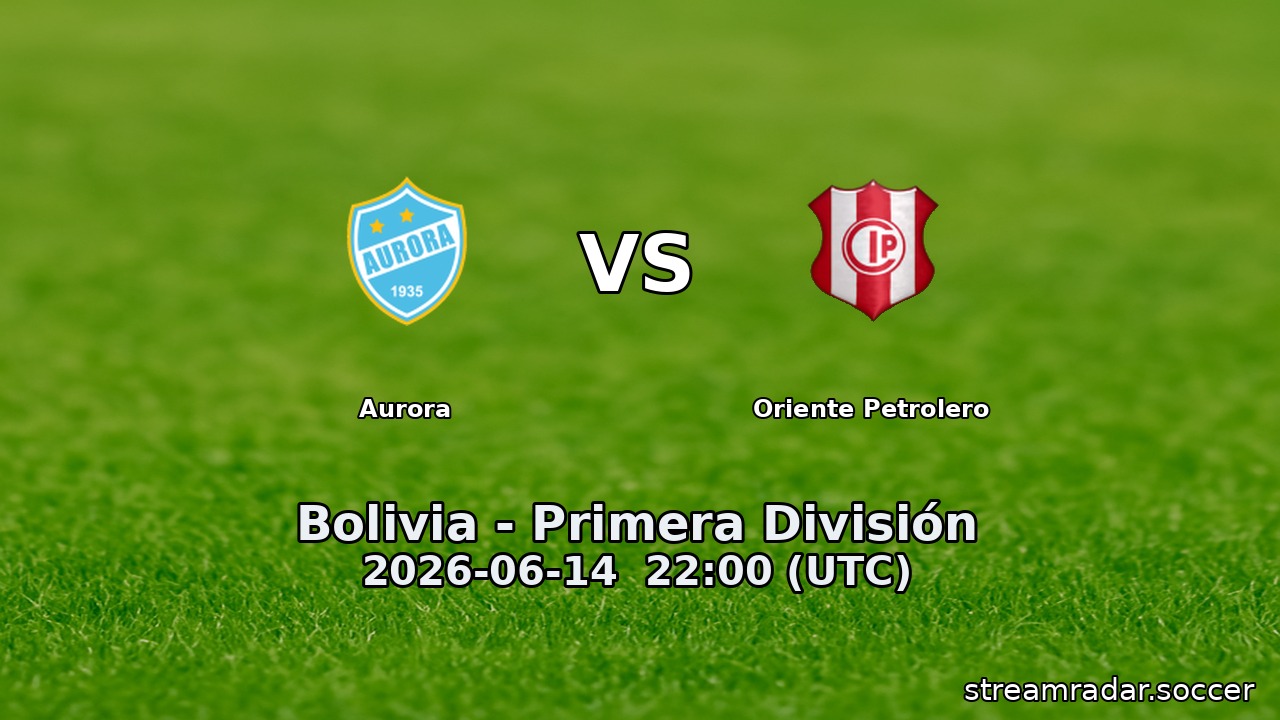 Aurora vs Oriente Petrolero