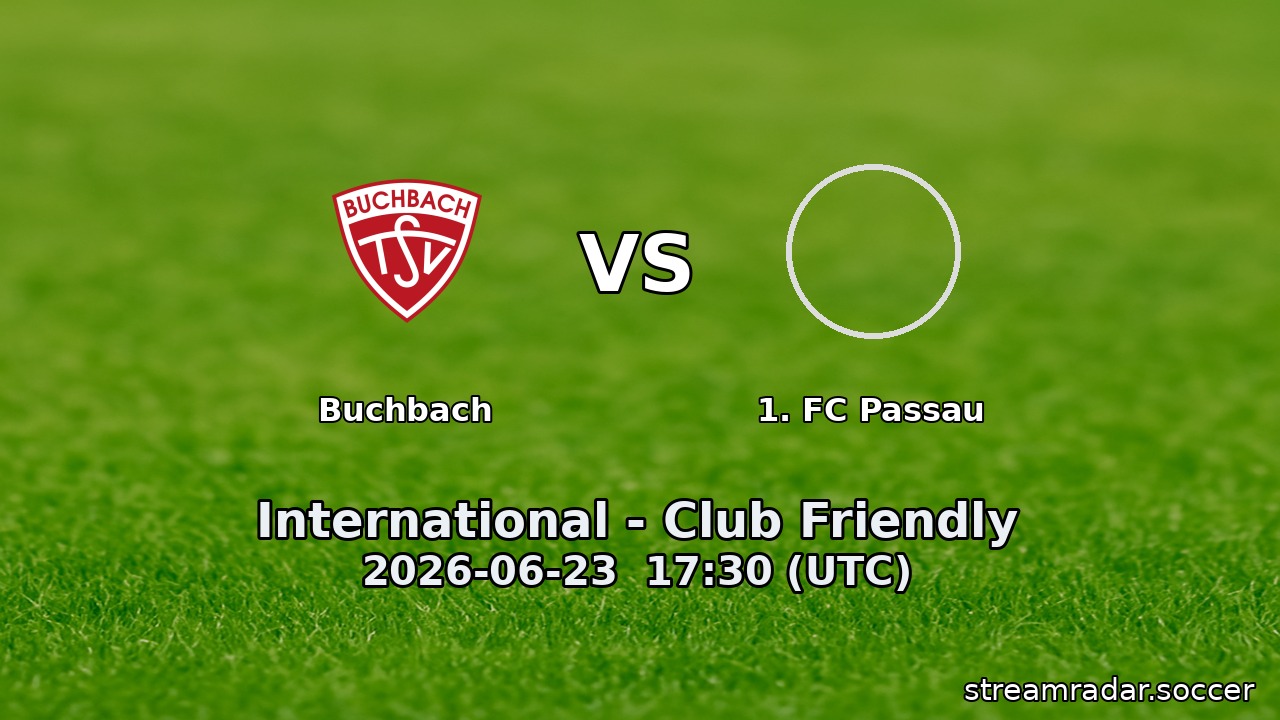 Buchbach vs 1. FC Passau