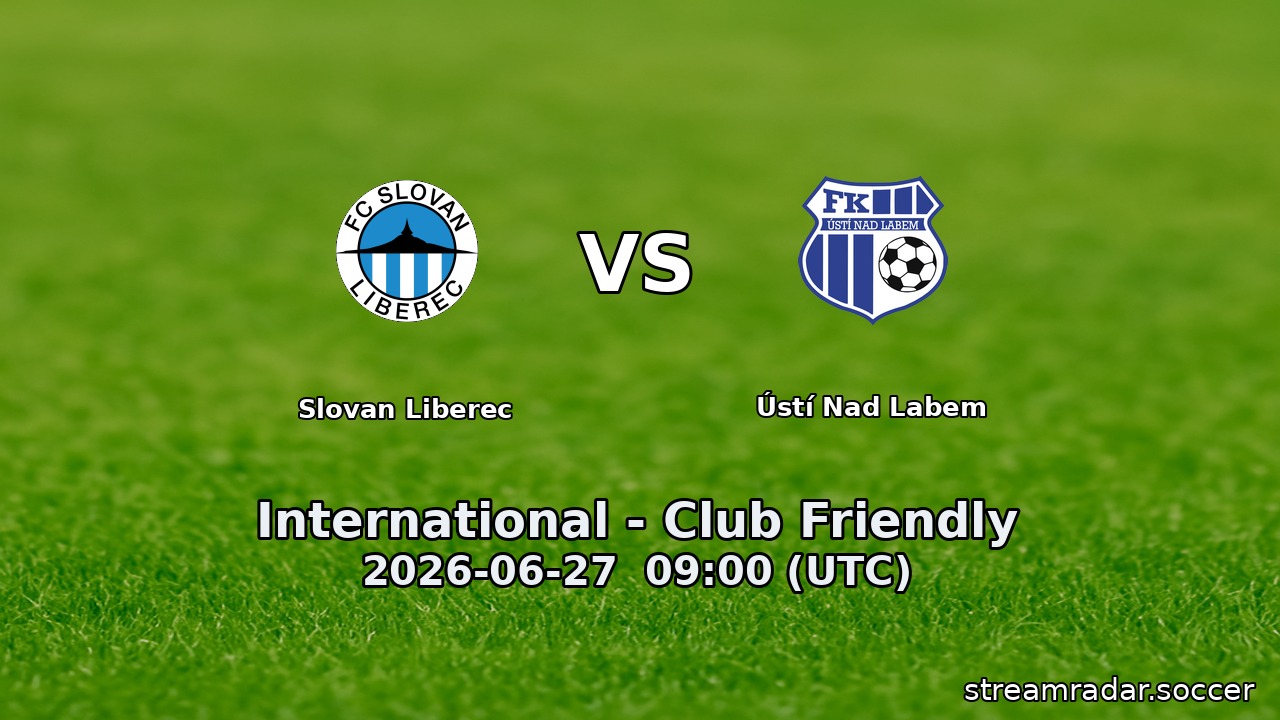 Slovan Liberec vs Ústí Nad Labem