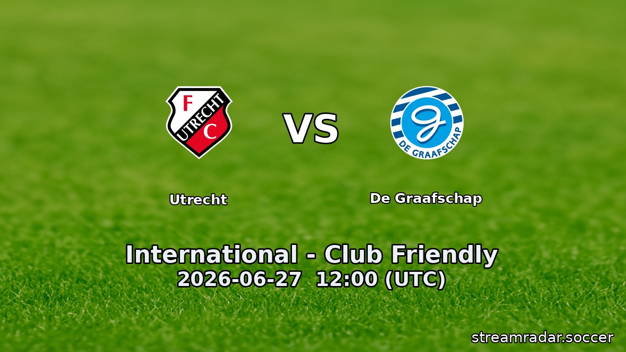 Utrecht vs De Graafschap