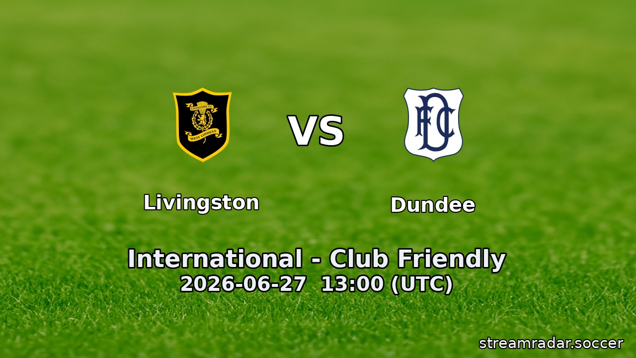 Livingston vs Dundee