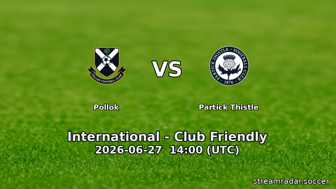 Pollok vs Partick Thistle