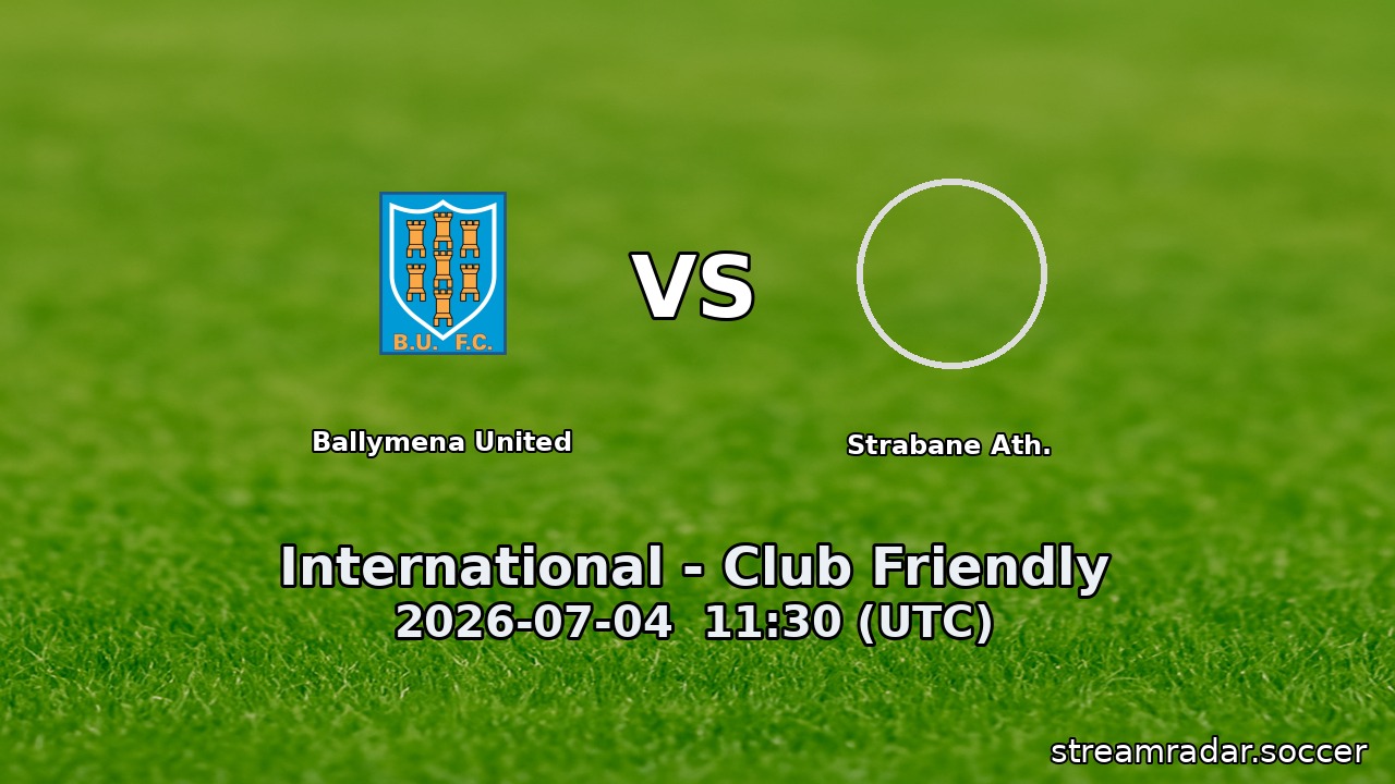 Ballymena United vs Strabane Ath.