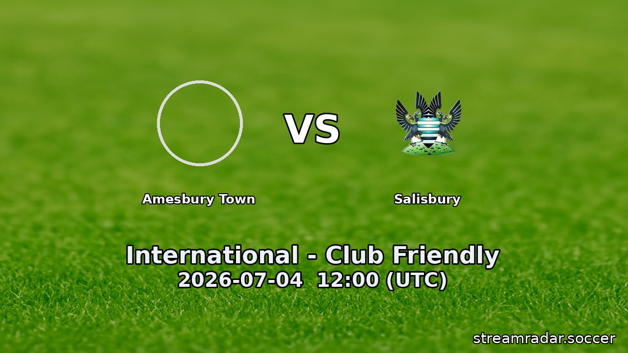 Amesbury Town vs Salisbury