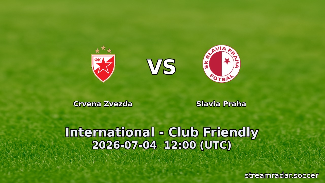 Crvena Zvezda vs Slavia Praha