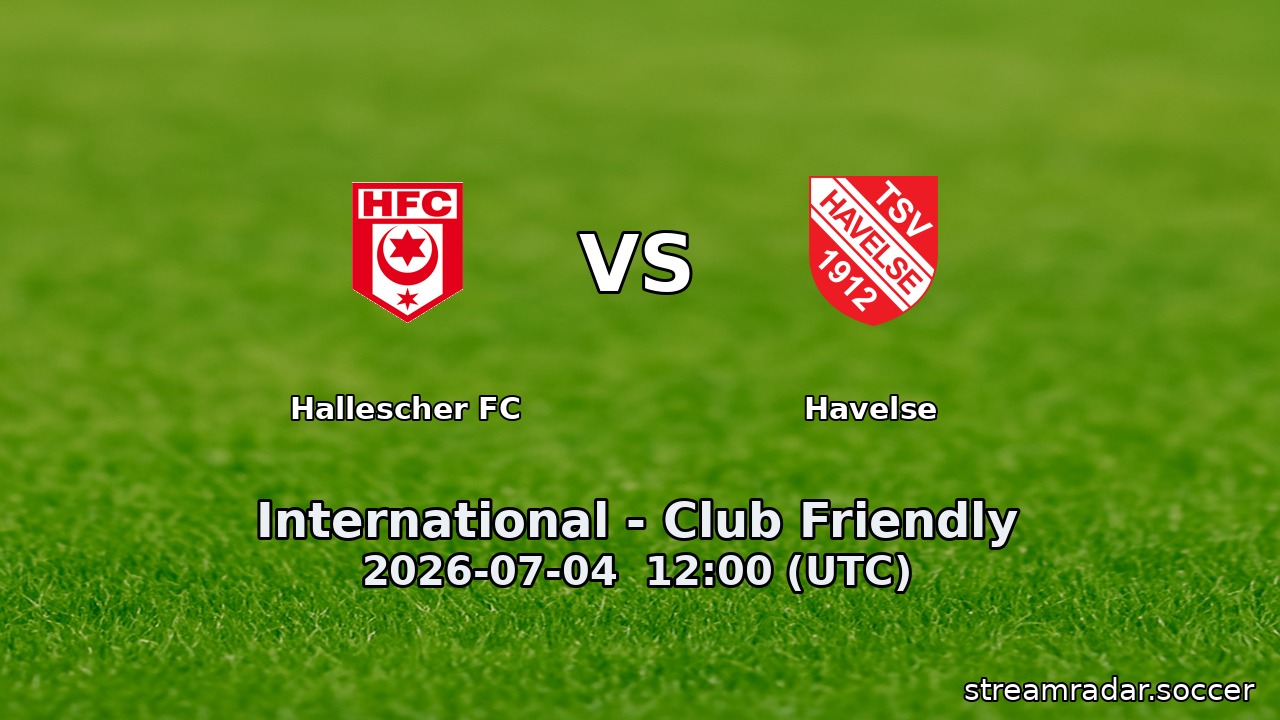 Hallescher FC vs Havelse