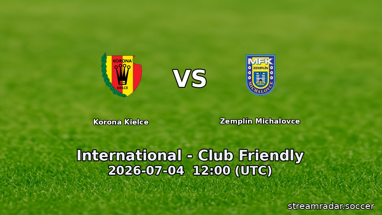 Korona Kielce vs Zemplín Michalovce