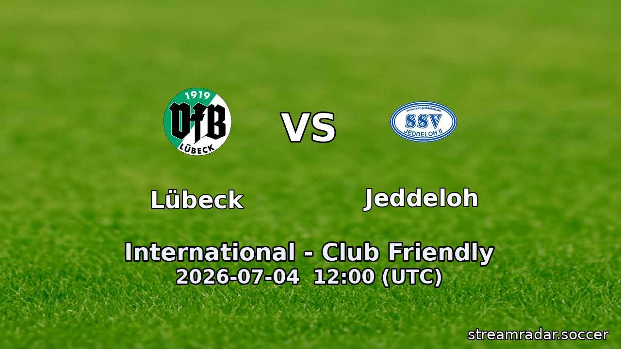 Lübeck vs Jeddeloh