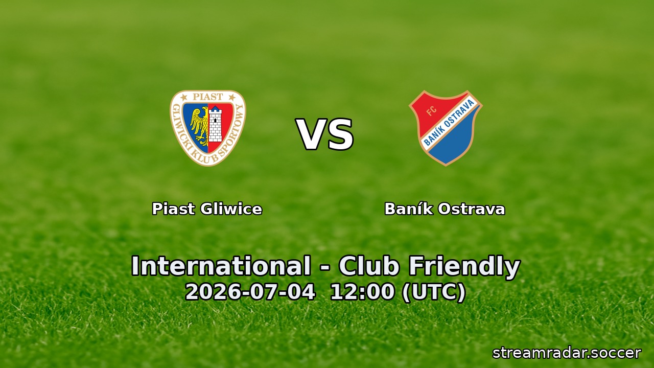 Piast Gliwice vs Baník Ostrava