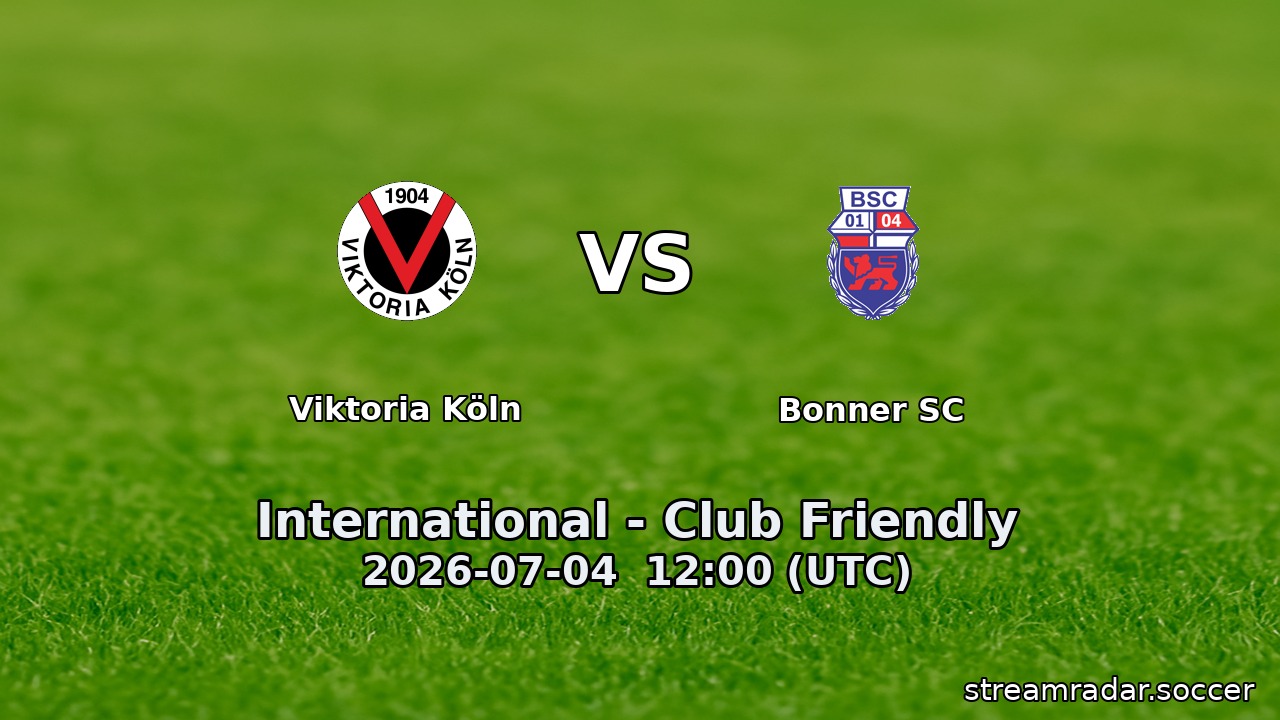 Viktoria Köln vs Bonner SC