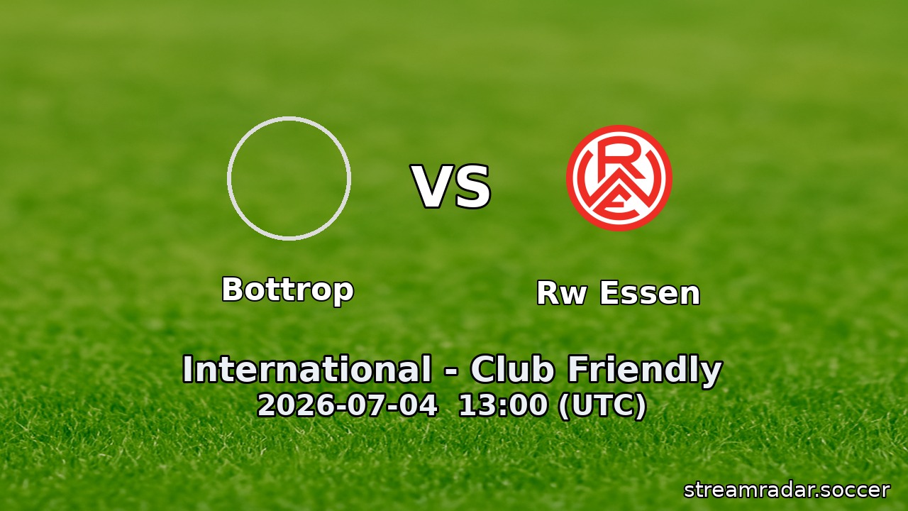 Bottrop vs Rw Essen
