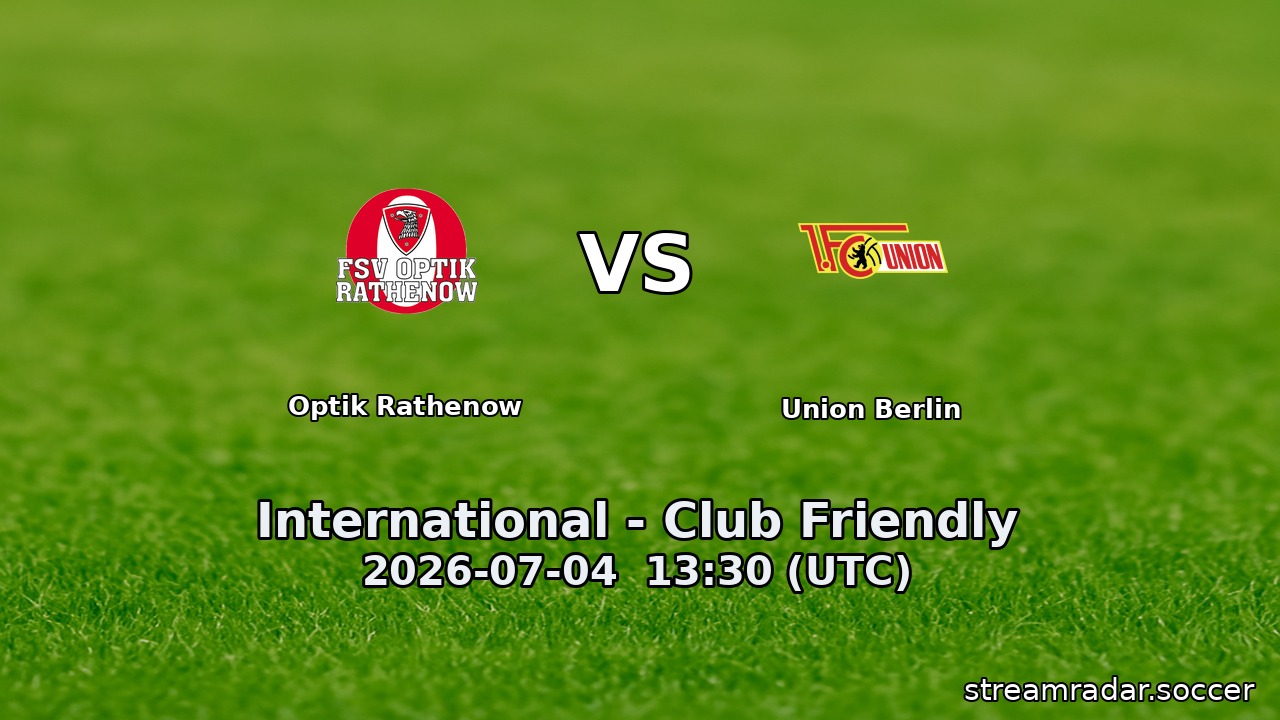 Optik Rathenow vs Union Berlin