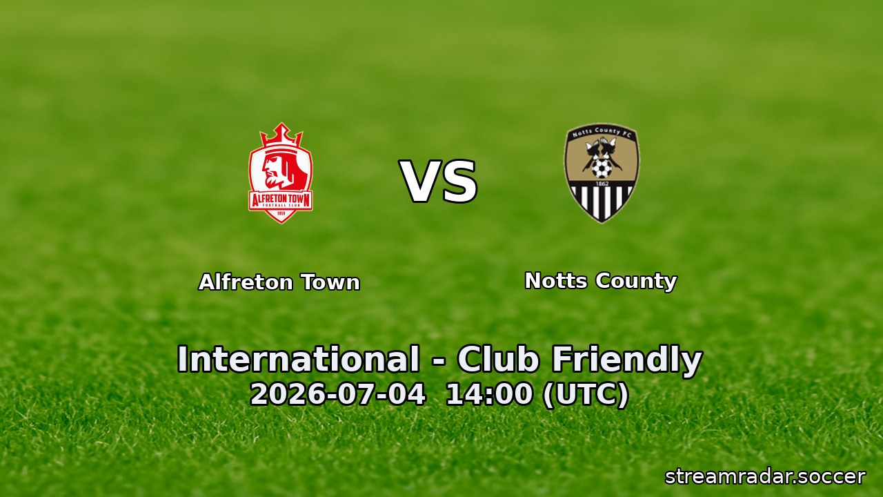 Alfreton Town vs Notts County