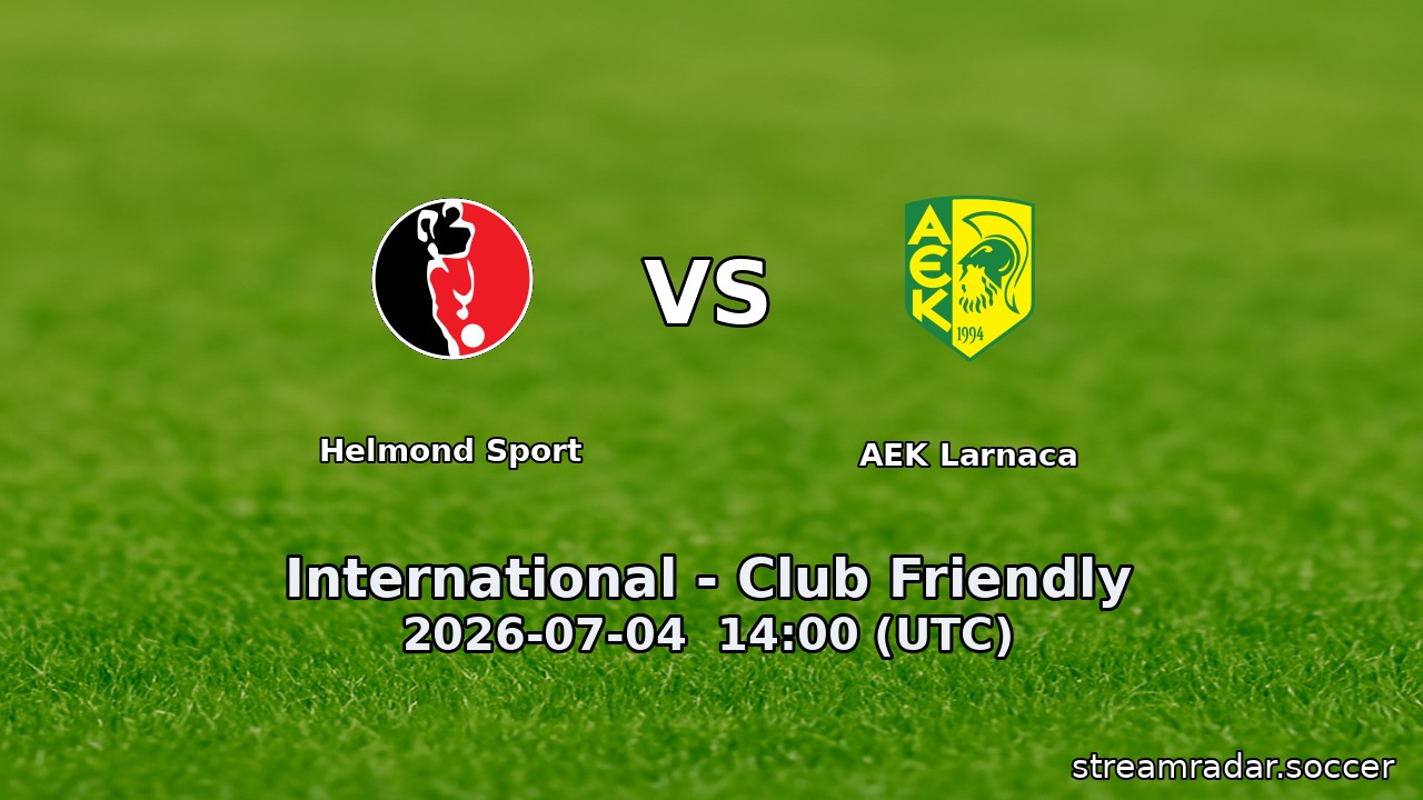 Helmond Sport vs AEK Larnaca