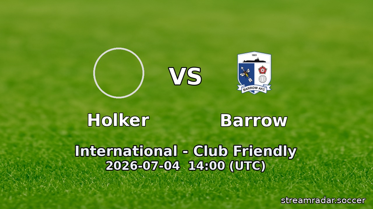 Holker vs Barrow