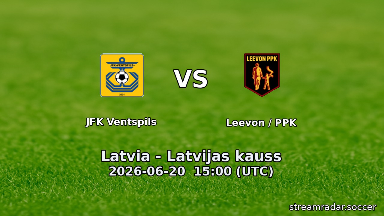 JFK Ventspils vs Leevon / PPK