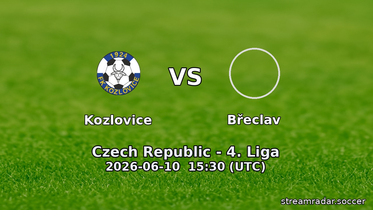 Kozlovice vs Břeclav