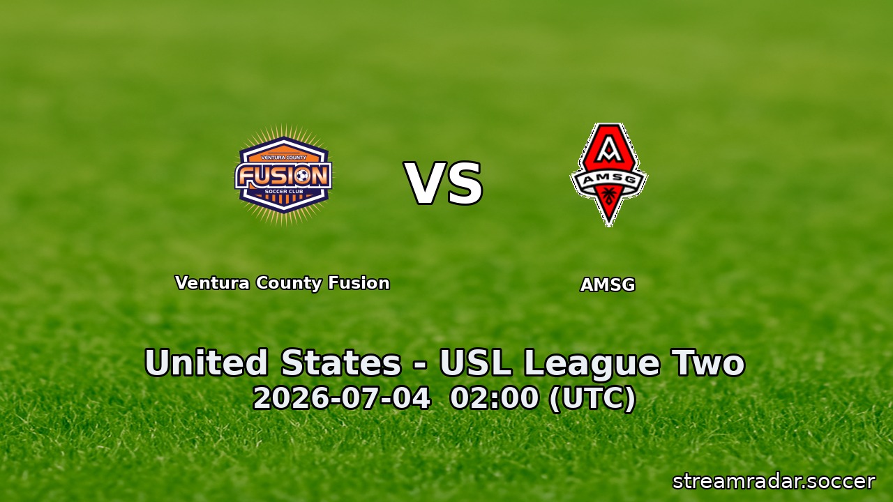 Ventura County Fusion vs AMSG