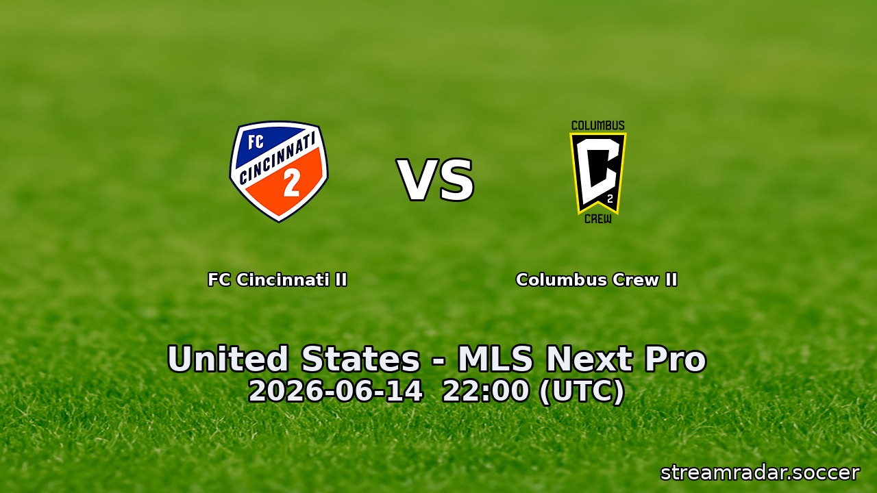 FC Cincinnati II vs Columbus Crew II