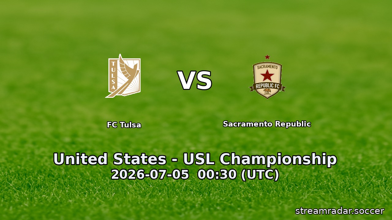 FC Tulsa vs Sacramento Republic