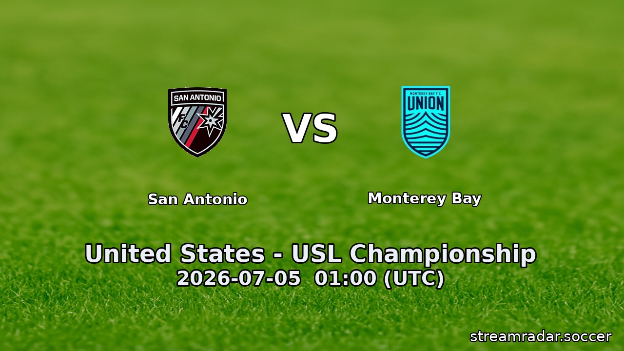 San Antonio vs Monterey Bay