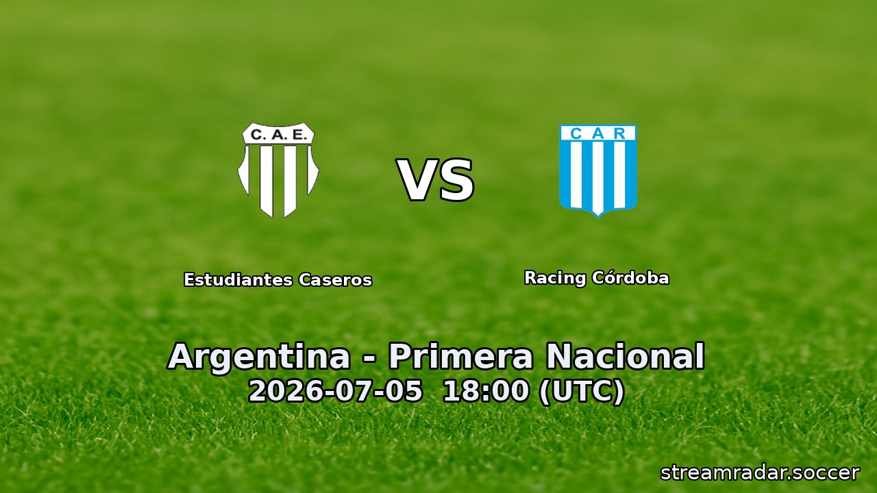 Estudiantes Caseros vs Racing Córdoba