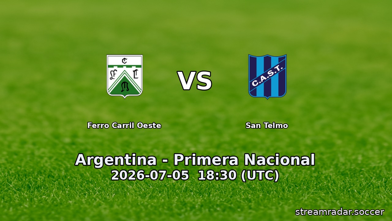 Ferro Carril Oeste vs San Telmo